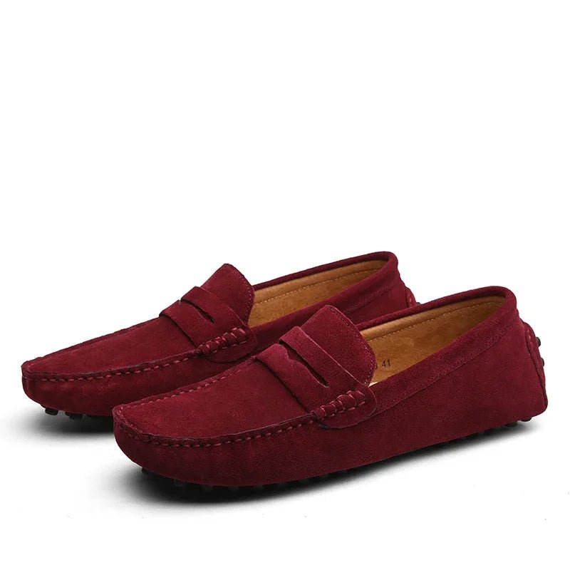 Casual Suede Loafers - Luxoria