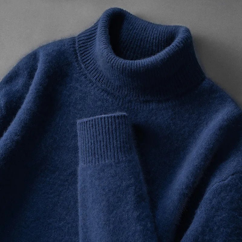 Elegant Cashmere Turtleneck - Luxoria
