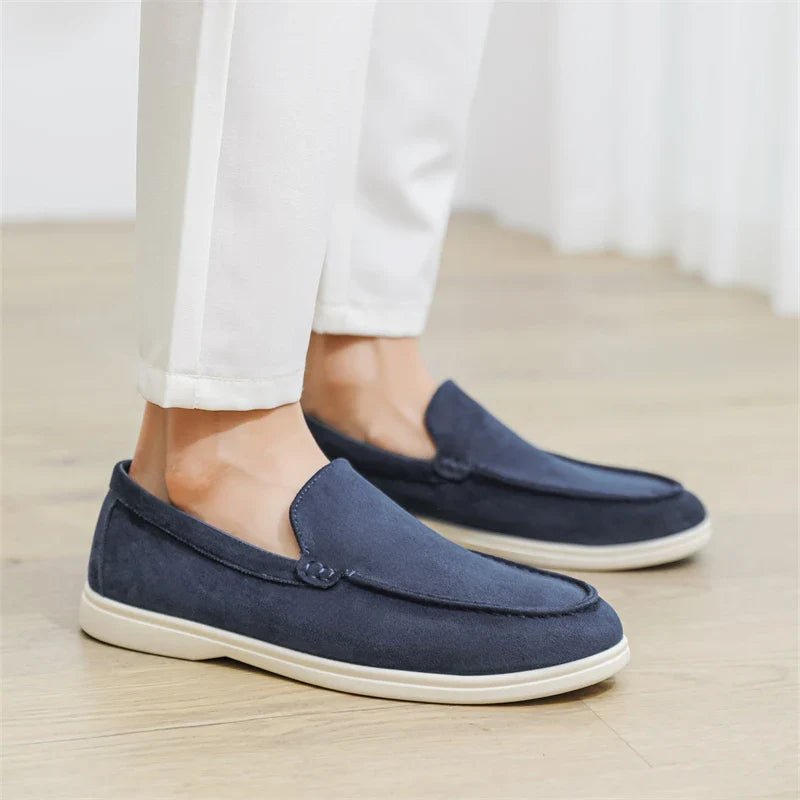 Casual Suede Loafers - Luxoria