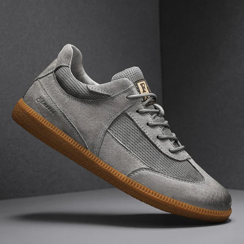 Casual Leather Sneakers - Luxoria