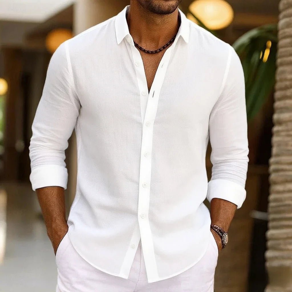 Elegant Cotton Shirt - Luxoria