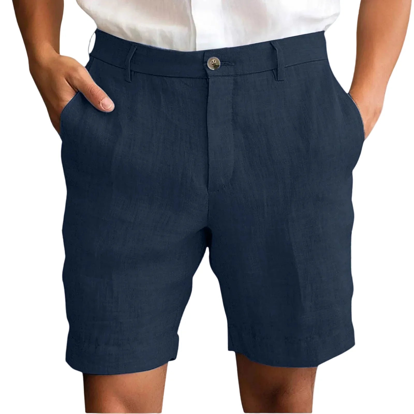 Elegant Linen Shorts - Luxoria