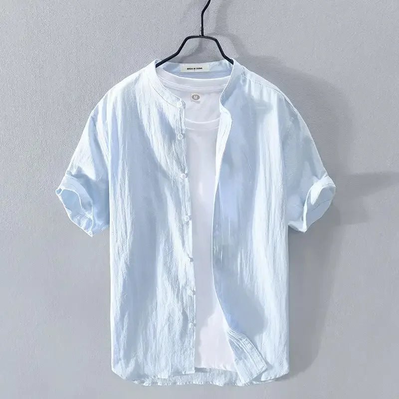 Cotton Linen Summer Shirt - Luxoria