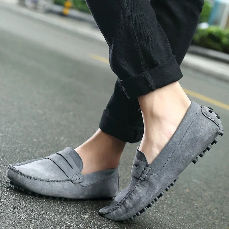 Casual Suede Loafers - Luxoria