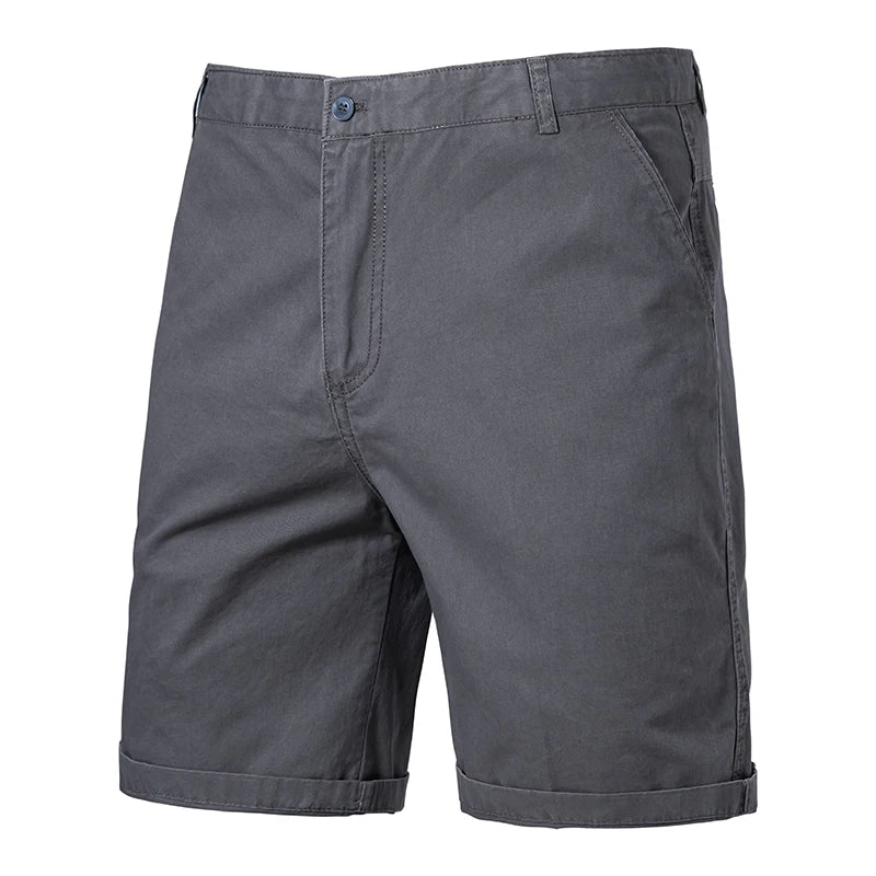 Elegant Cotton Shorts - Luxoria