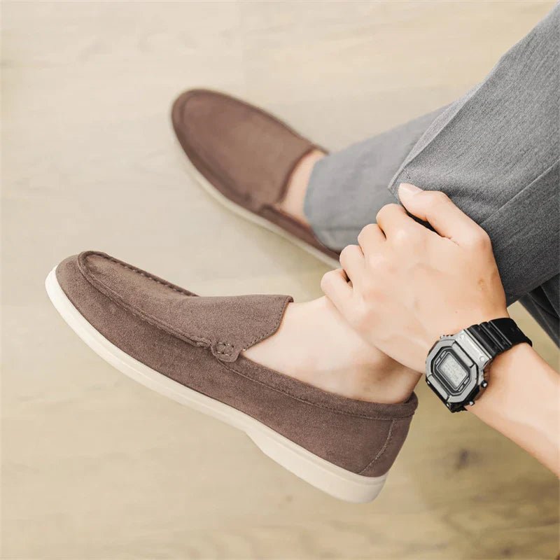Casual Suede Loafers - Luxoria