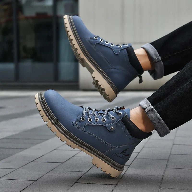 Elegant Leather Boots - Luxoria