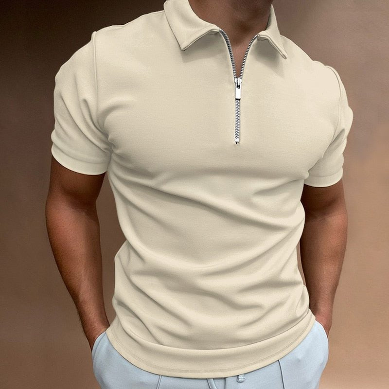 Zip Polo Shirt - Luxoria