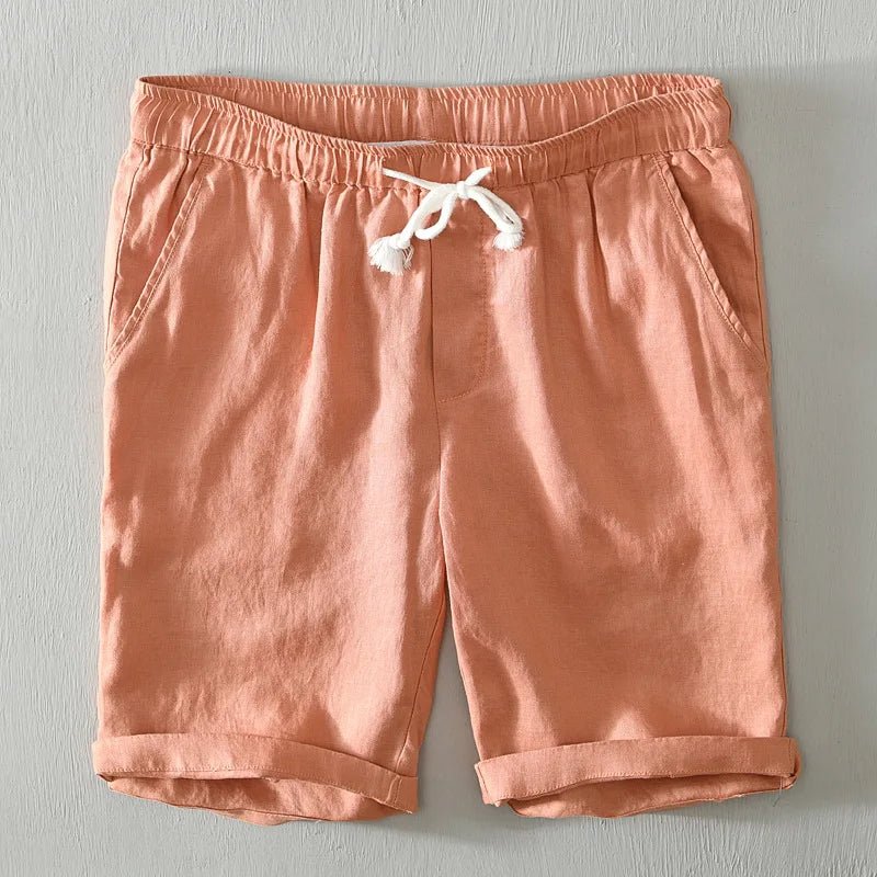 Elegant Linen Shorts - Luxoria