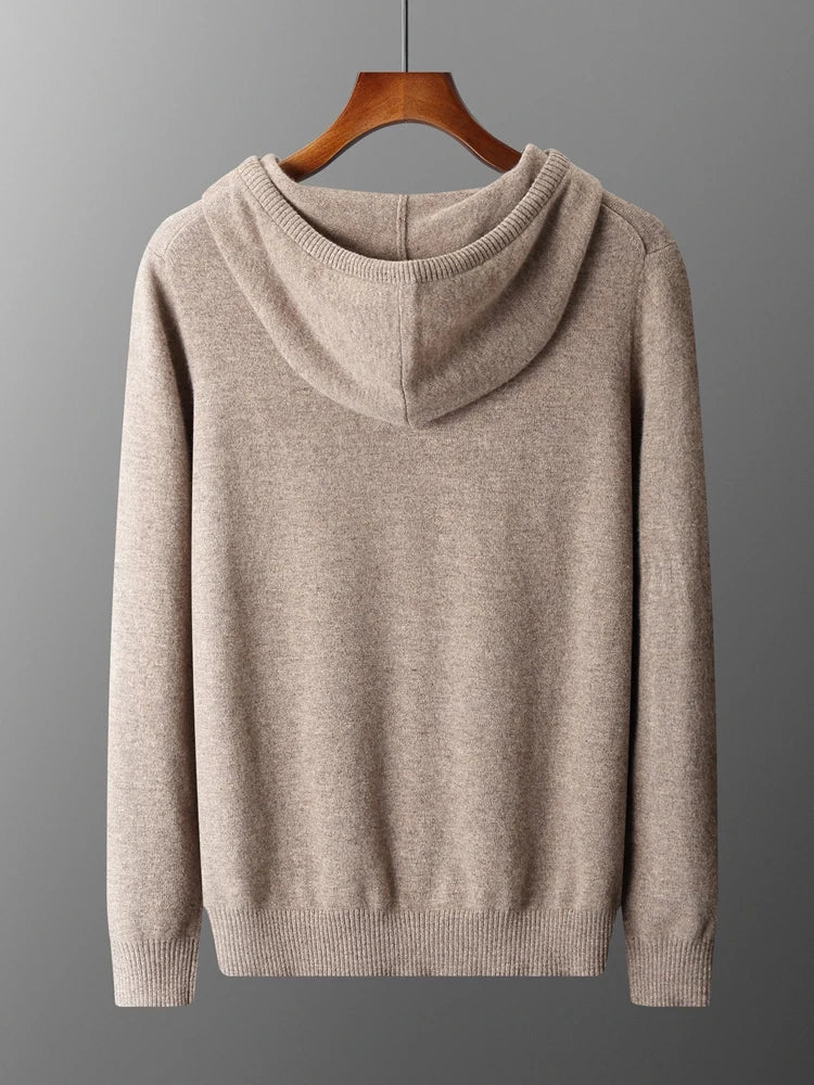 Sirlus Merino Wool Hoodie - Luxoria