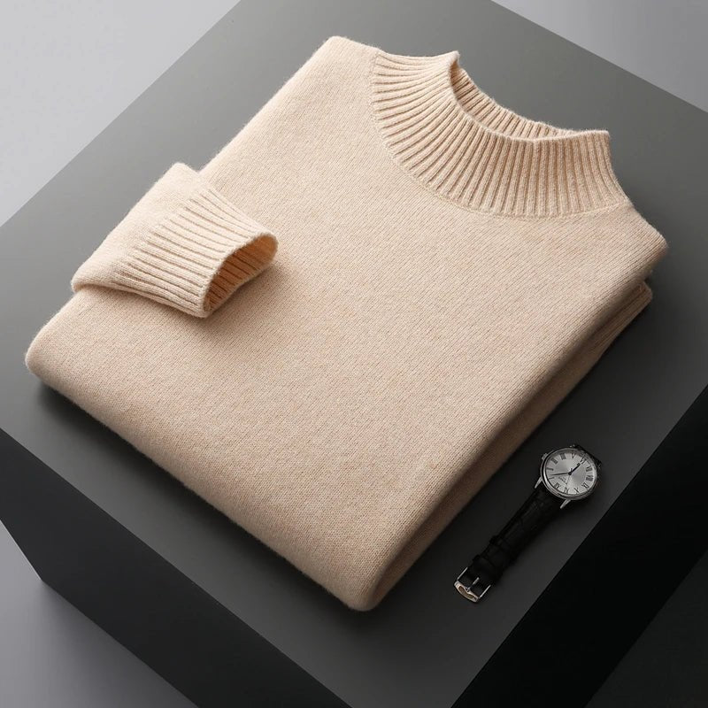 Double Thick Cashmere Sweater - Luxoria
