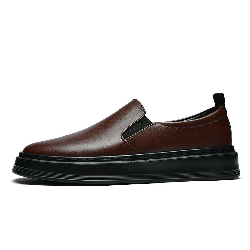 Leather Slip - On Shoes - Luxoria