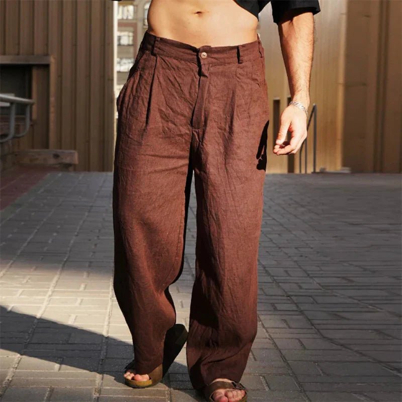 Casual Linen Pants - Luxoria