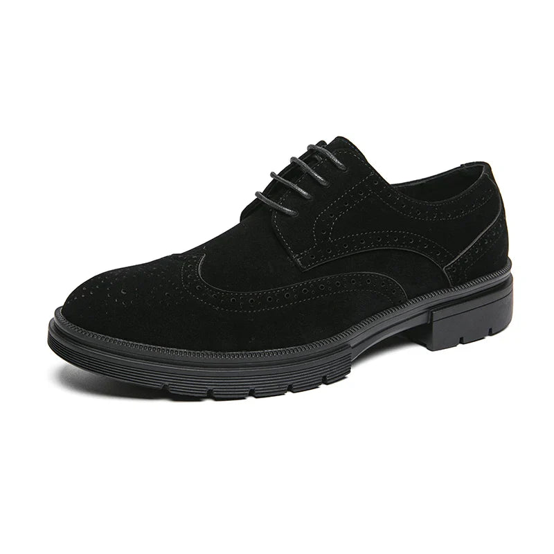 Suede Business Shoes - Luxoria