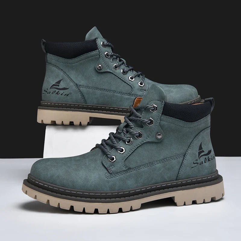 Elegant Leather Boots - Luxoria