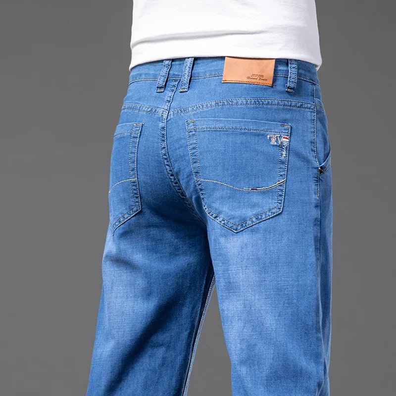 Casual Straight Denim Jeans - Luxoria