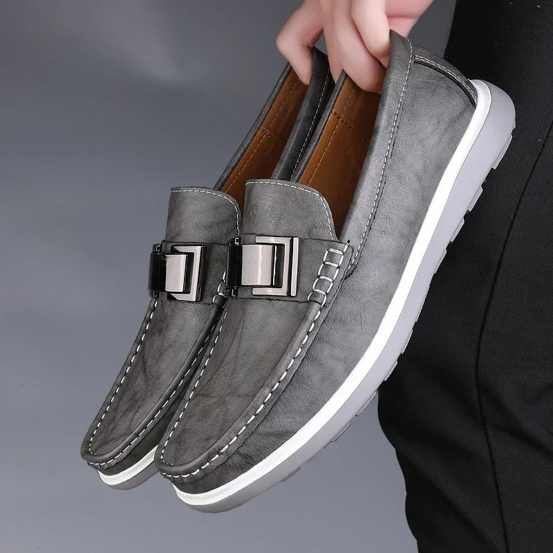 Luxury Leather Loafers - Luxoria