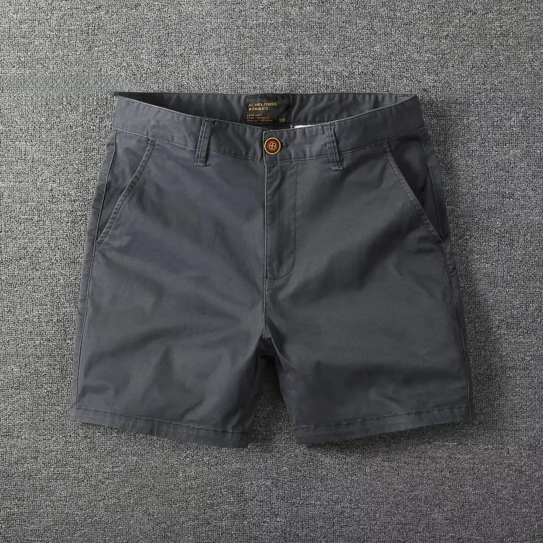 Elegant Cotton Shorts - Luxoria