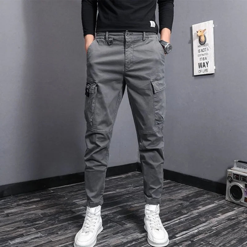Elegant Men's Cargo Pants - Luxoria