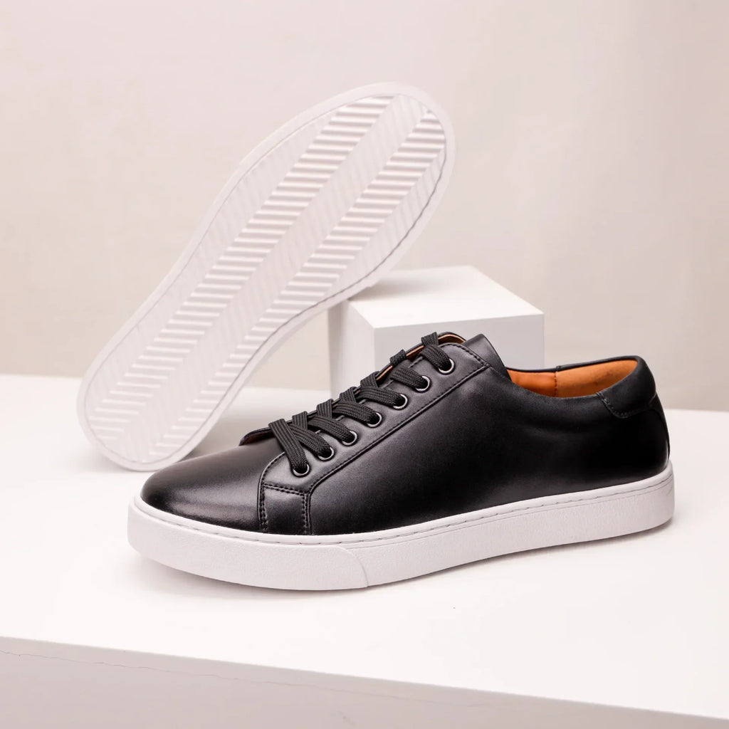 Genuine Leather Sneakers - Luxoria