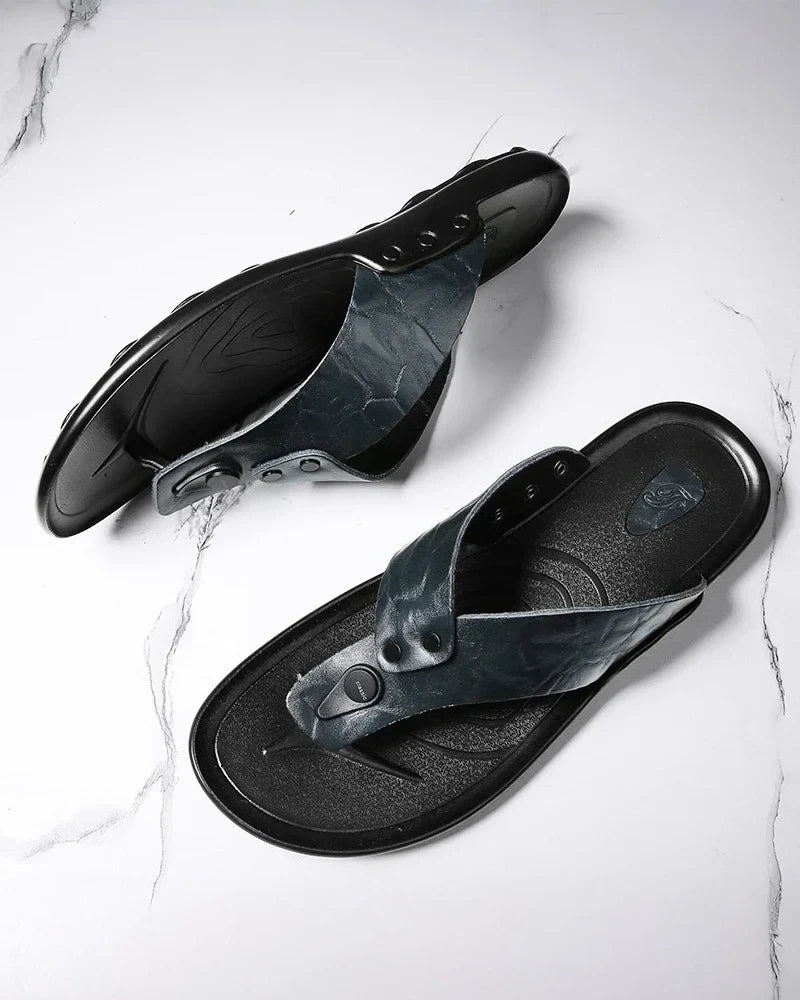 Elegant Leather Sandals - Luxoria