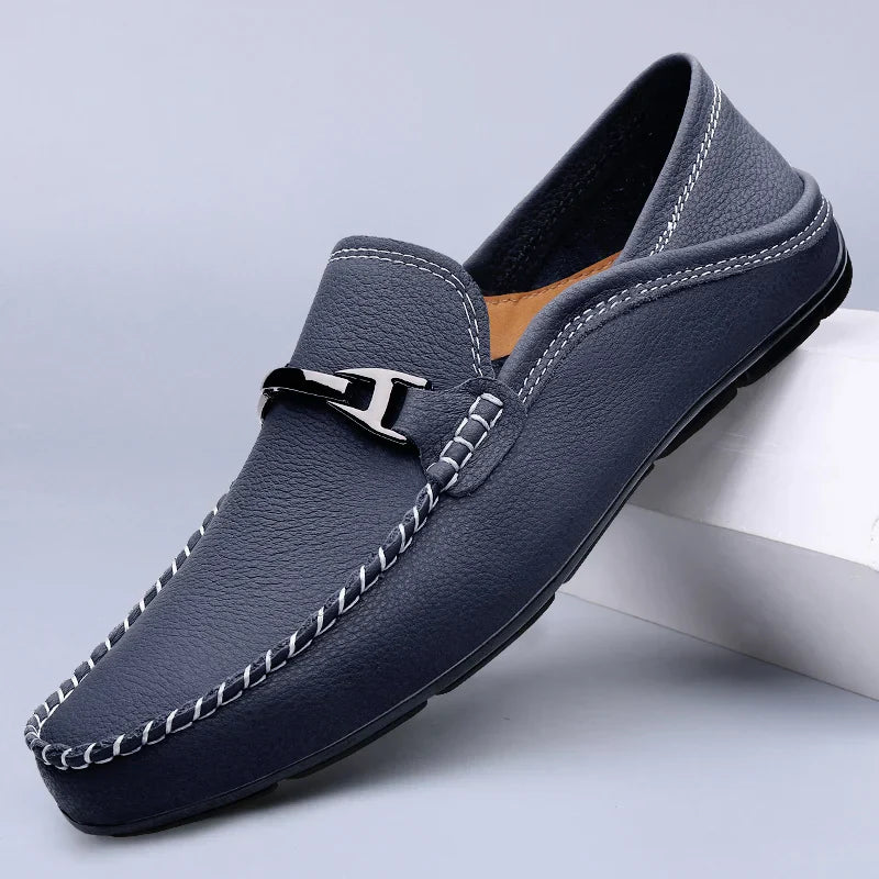 Premium Leather Loafers - Luxoria