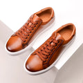 Genuine Leather Sneakers - Luxoria