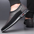 Leather Slip - On Business Shoes - Luxoria