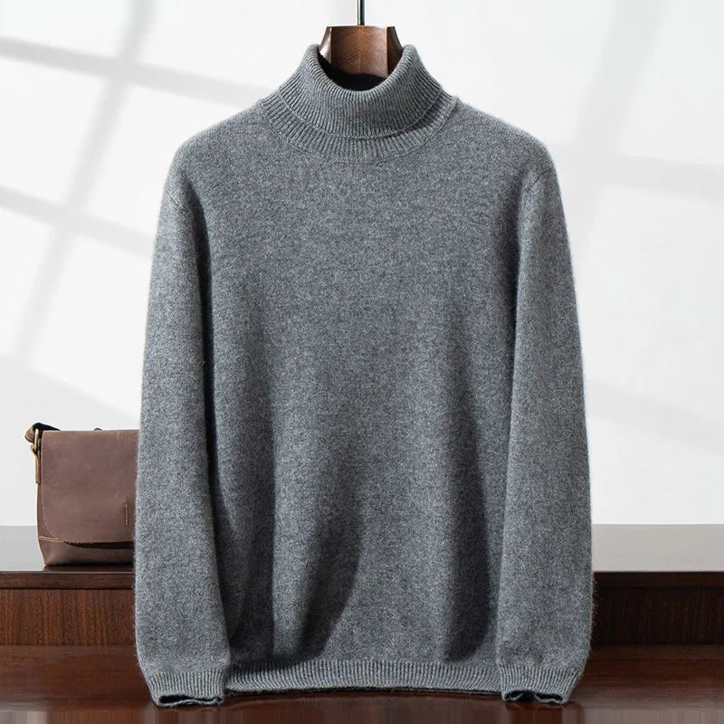 Elegant Cashmere Turtleneck - Luxoria