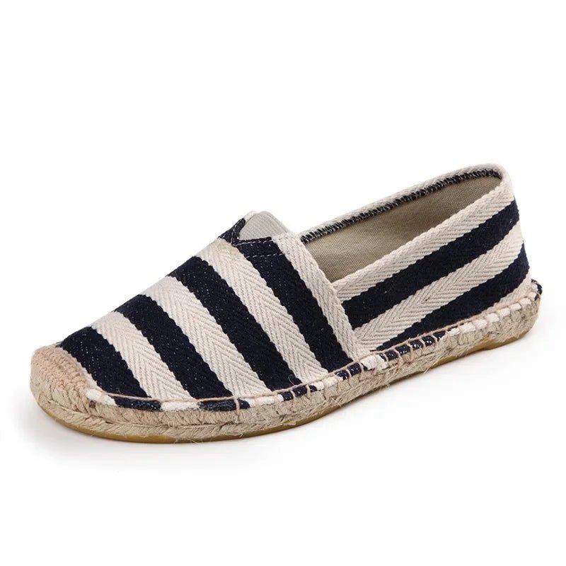 Elegant Canvas Espadrilles - Luxoria