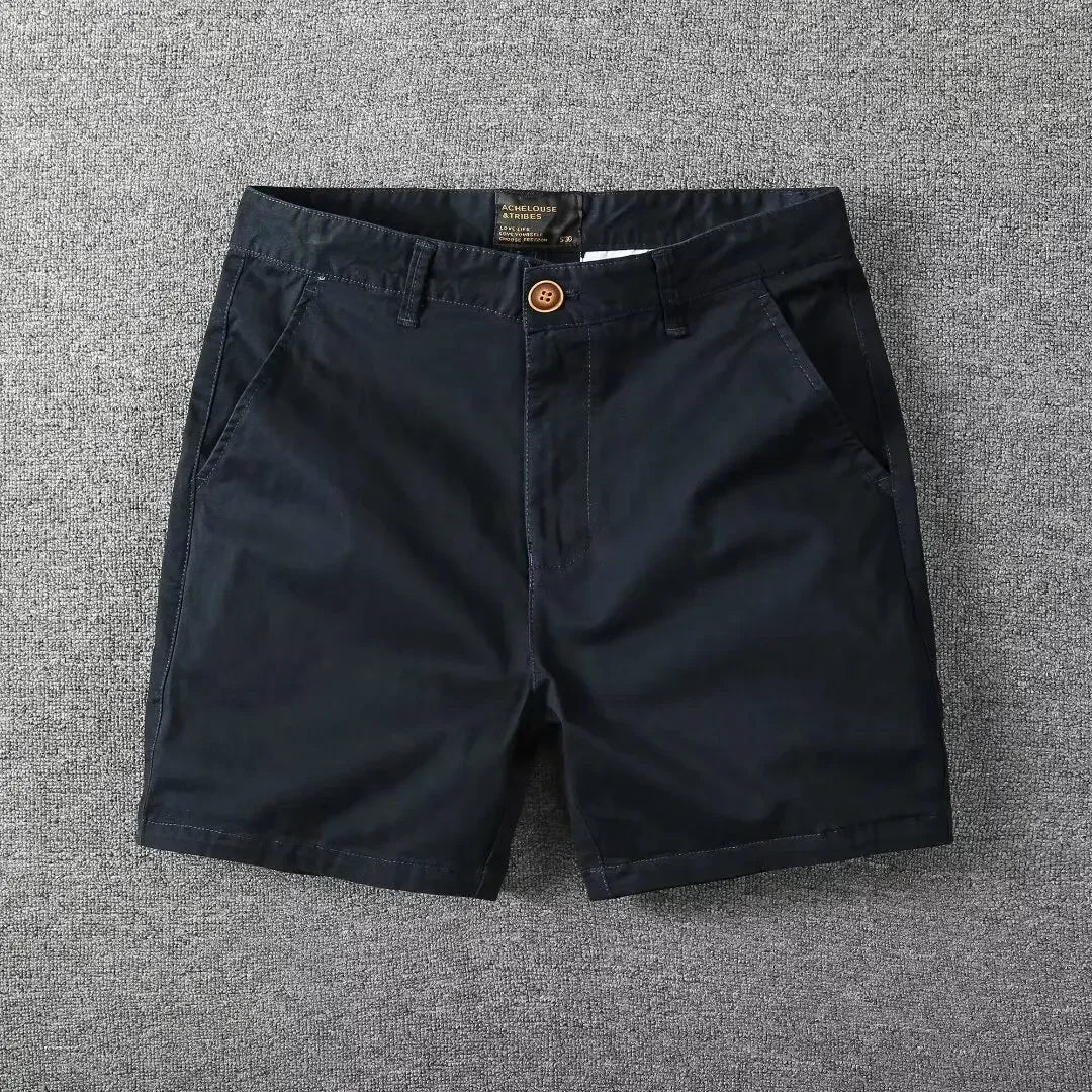 Elegant Cotton Shorts - Luxoria