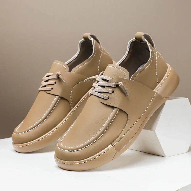 Classic Italian Leather Sneakers - Luxoria