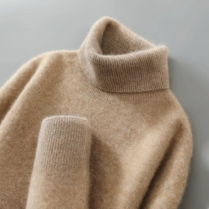 Elegant Wool Turtleneck - Luxoria