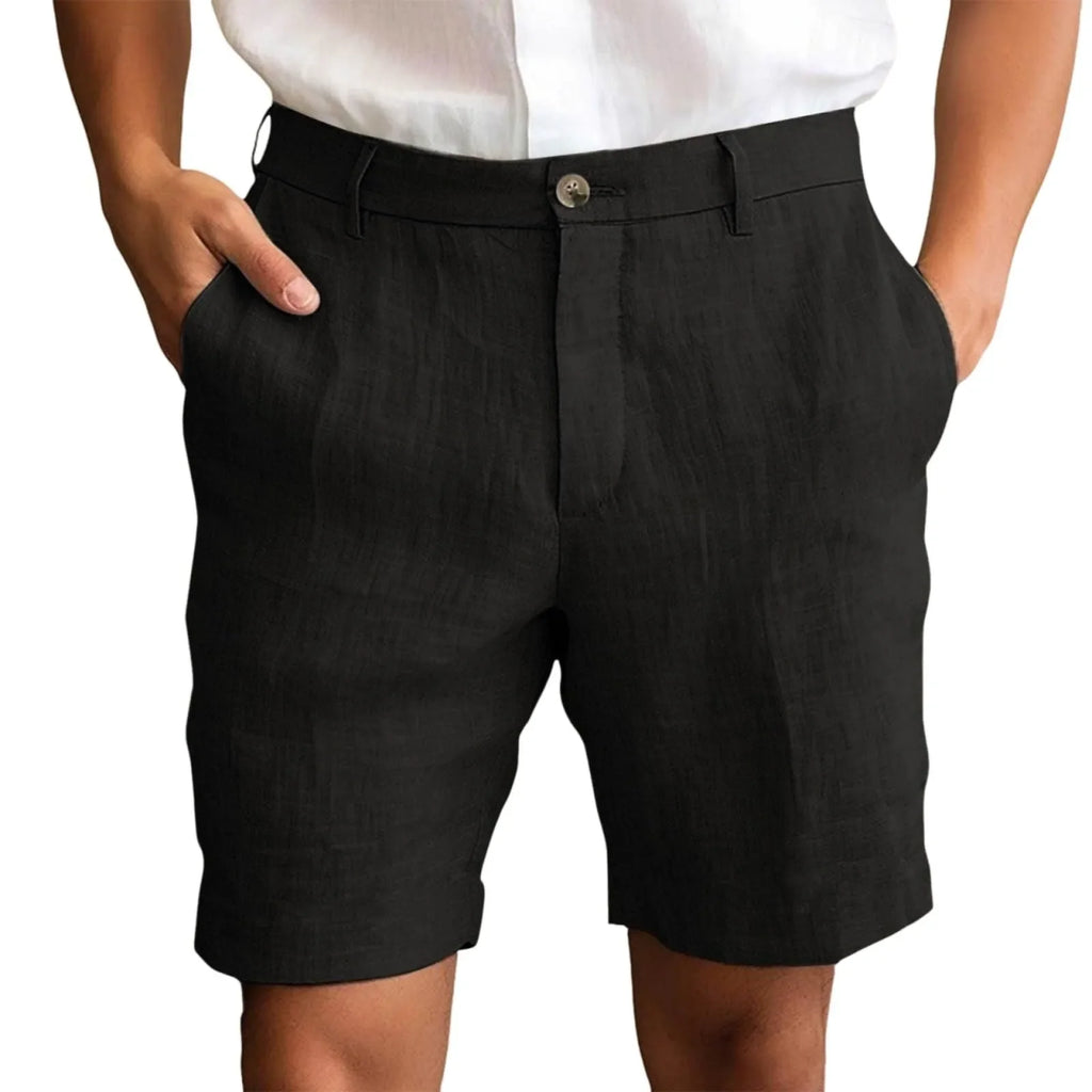 Elegant Linen Shorts - Luxoria
