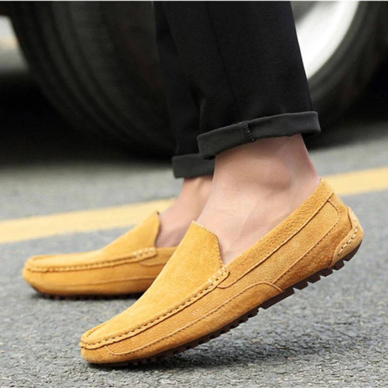 Chic Premium Suede Loafers - Luxoria
