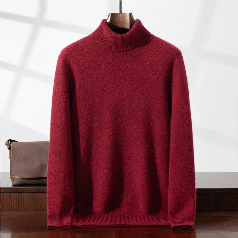 Elegant Cashmere Turtleneck - Luxoria