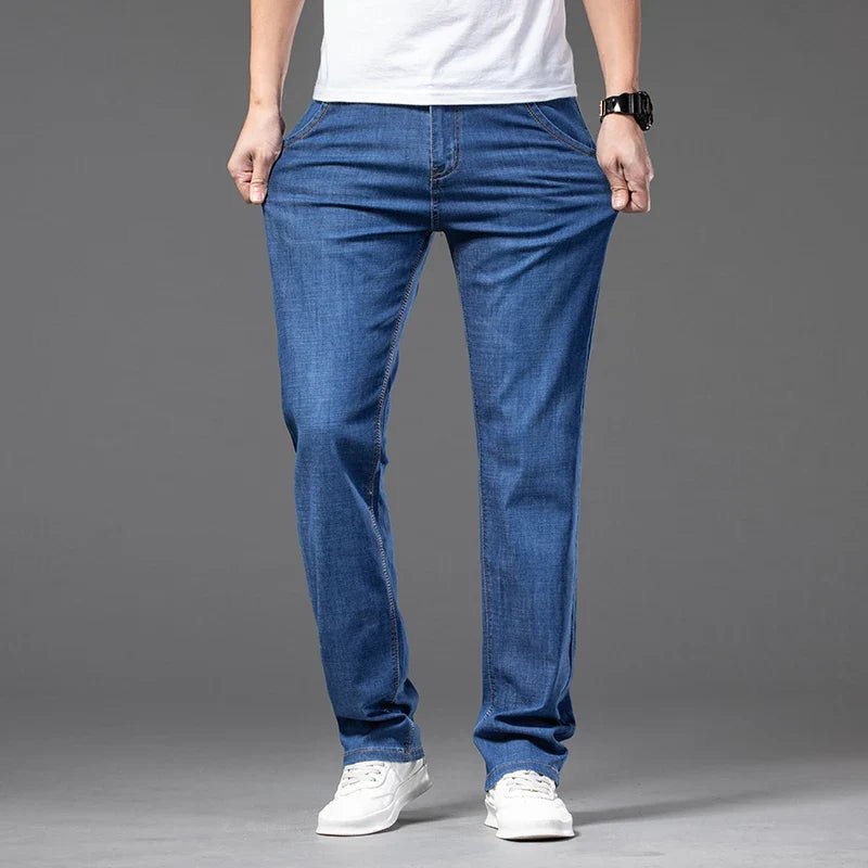 Casual Straight Denim Jeans - Luxoria