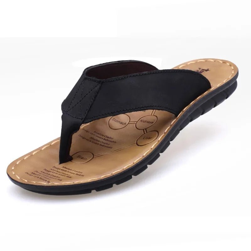 Leather Men's Sandals - Luxoria