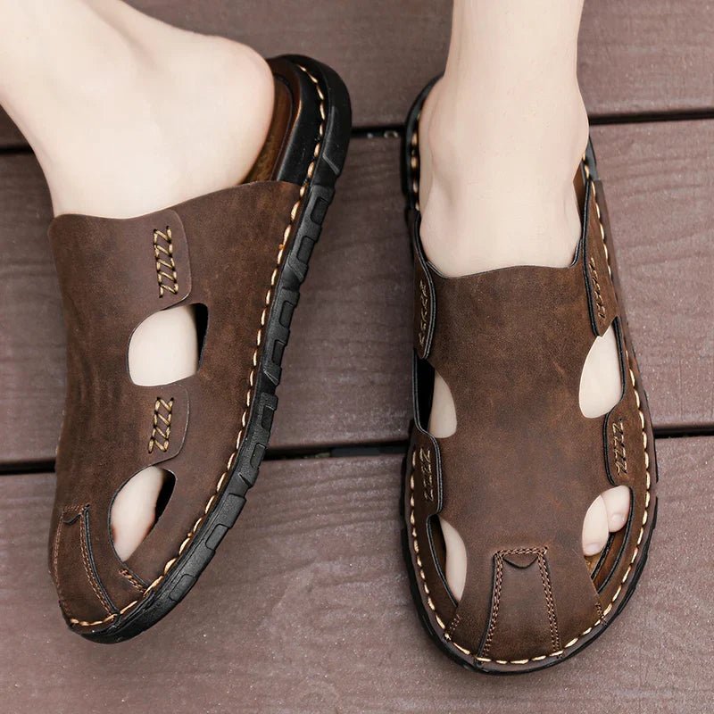Leather Sandals - Luxoria
