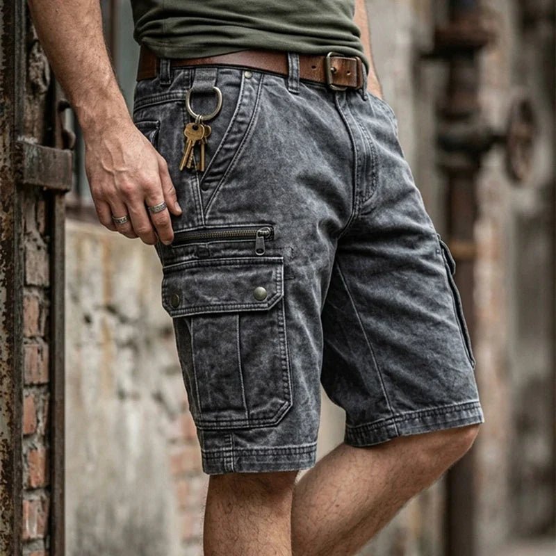 Elegant Men's Cargo Shorts - Luxoria