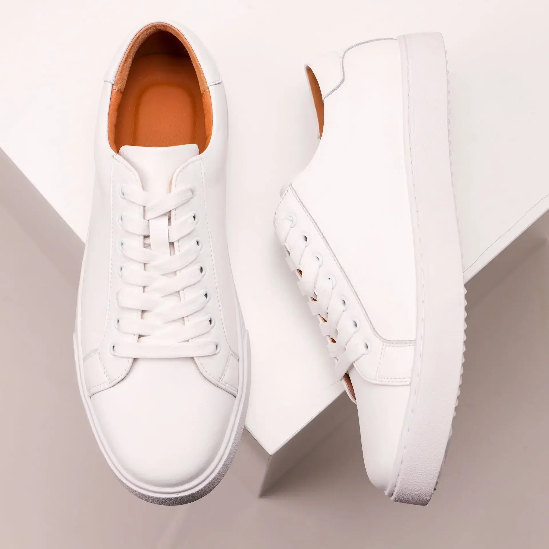 Genuine Leather Sneakers - Luxoria