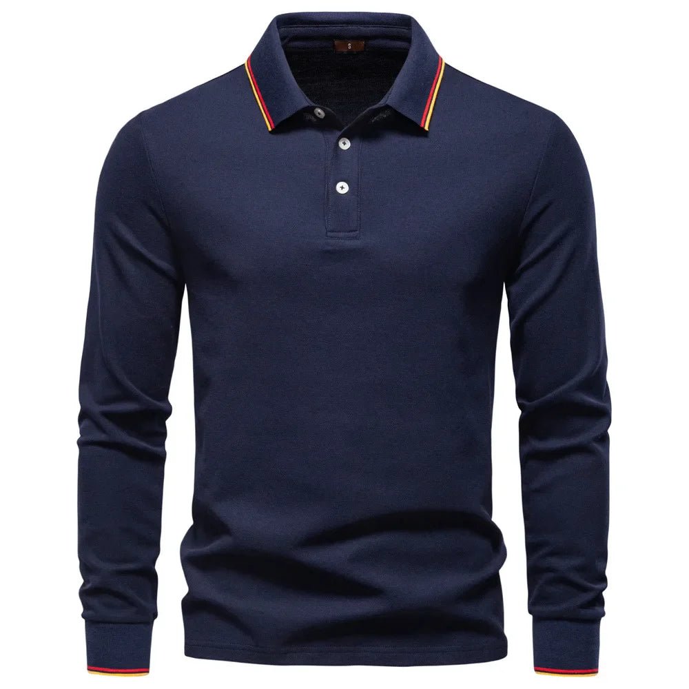 Elegant Polo Sweater - Luxoria