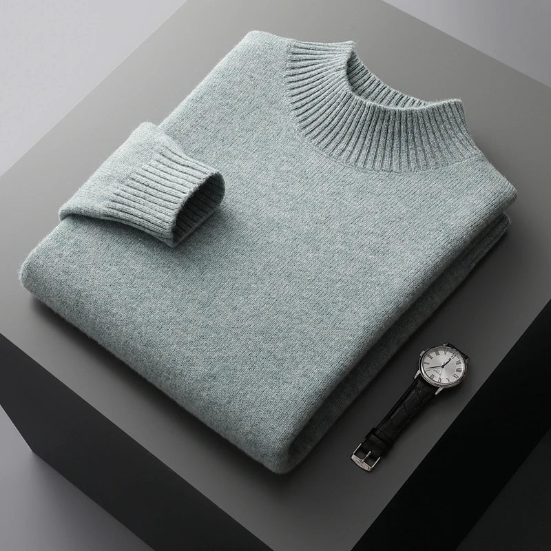 Double Thick Cashmere Sweater - Luxoria