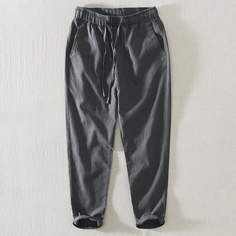 Casual Linen Men's Pants - Luxoria