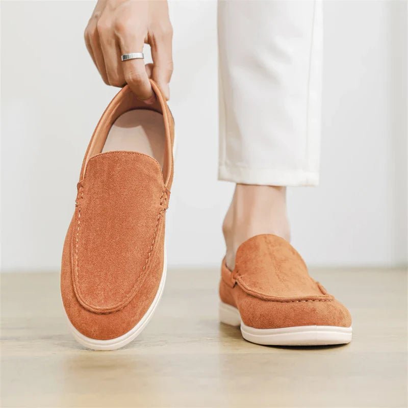 Casual Suede Loafers - Luxoria