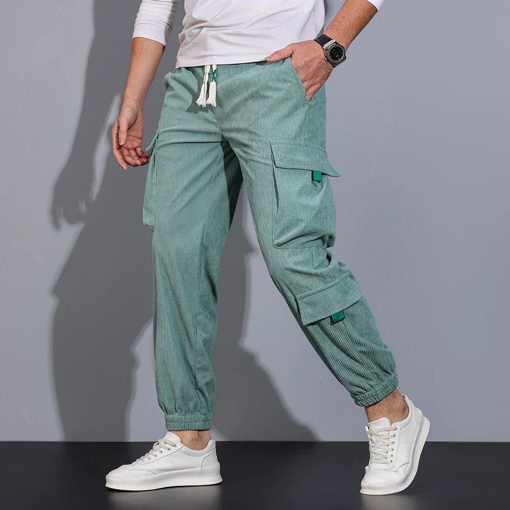 Corduroy Cargo Pants - Luxoria