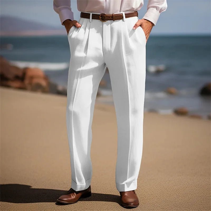 Elegant Linen Pants - Luxoria