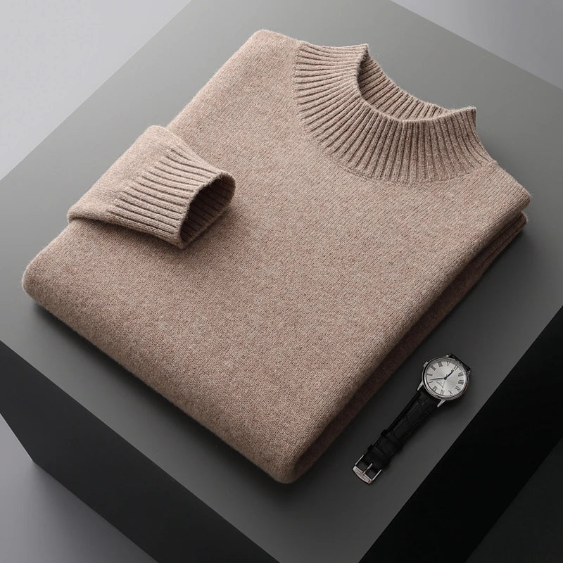 Double Thick Cashmere Sweater - Luxoria