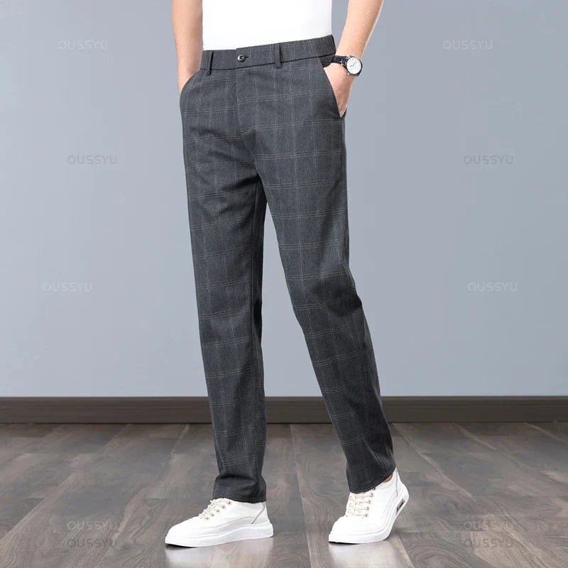 Classic Plaid Pants - Luxoria