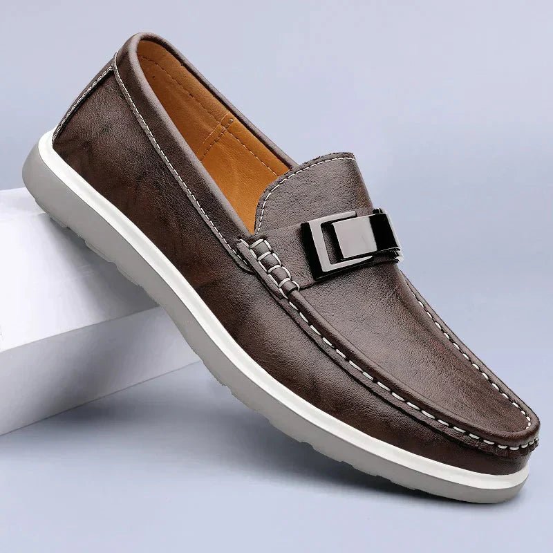 Luxury Leather Loafers - Luxoria